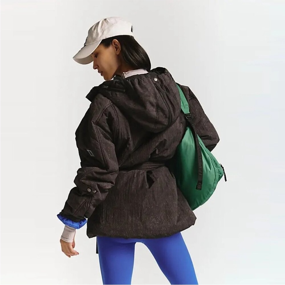 NWT Free People Movement Tricked Out Trek Utility Puffer Jacket Size Large